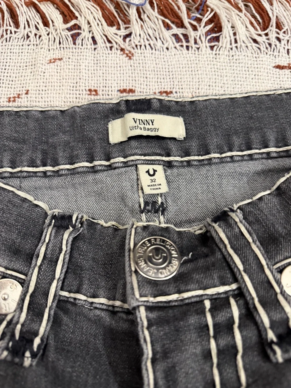 True Religion Baggy Denim Jeans